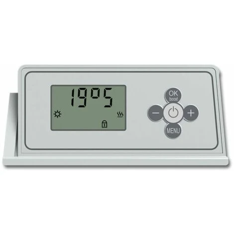Carrera Panneau Rayonnant En Verre Blanc LCD 1000W 4 Carrera Panneau Rayonnant En Verre Blanc LCD 1000W – Image 4