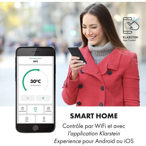 Bansin Smart 1500 Radiateur à Convection 1500 W Contrôle Par Application 2 Bansin Smart 1500 Radiateur à Convection 1500 W Contrôle Par Application – Image 2