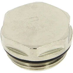 WATTS Bouchon Plein Chromé Pour Radiateur 15-21