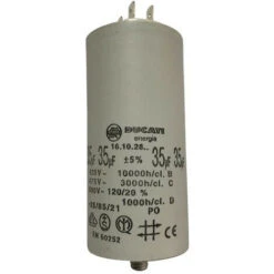 Condensateur De Démarrage 35µF - 450V à Cosses