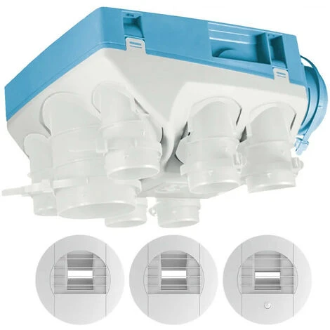 Kit VMC Hygro Ecowatt Et Haute Pression. Bouches Piles Et Détection De Présence (604611) 1 Kit VMC Hygro Ecowatt Et Haute Pression. Bouches Piles Et Détection De Présence (604611)