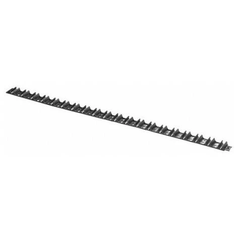 RAIL A SERRAGE L:1m POUR TUBE 14mm 1 RAIL A SERRAGE L:1m POUR TUBE 14mm
