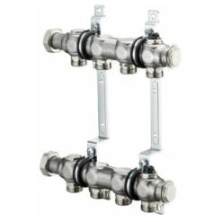 Distributeur Inox Multidis SH Pour Raccordement Radiateur, G 3/4Z AG 2 Cercles OVENTROP