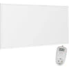 Viesta F600 Panneau De Chauffage Infrarouge Crystal Carbon (dernière Technologie) Panneau Radiateur Ultra Mince Chauffage Mural Blanc - 600 Watts + Viesta TH12WIFI Thermostat