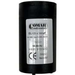 Condensateur De Démarrage 125uf à 160uf 250v à Cosses Faston Pour Moteur Monophasé