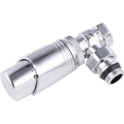 Robinet De Radiateur Thermostatique équerre 15x21 Design NOYON & THIEBAULT Chromé