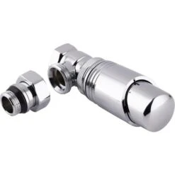 Robinet De Radiateur Thermostatique équerre 15x21 Design NOYON & THIEBAULT Chromé -Atlantic Magasin 49928957 4