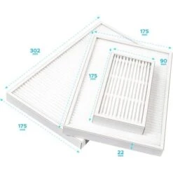 Filtres F7 Compatibles VMC DUOLIX MAX / MAX HYGRO Atlantic (3 Pièces) -Atlantic Magasin 49931680 4