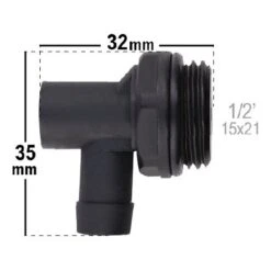 Robinet De Vidange à Bec Orientable 15x21 NOYON & THIEBAULT Noir -Atlantic Magasin 50043631 4