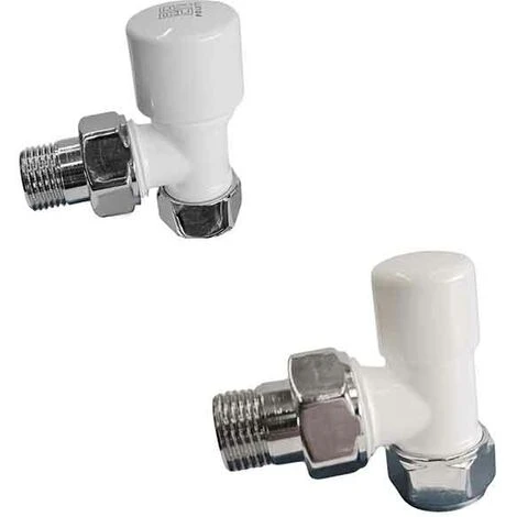 Kit Clapet Et Té De Réglage Blanc Design Pour Radiateur RCR POLETTI 1 Kit Clapet Et Té De Réglage Blanc Design Pour Radiateur RCR POLETTI