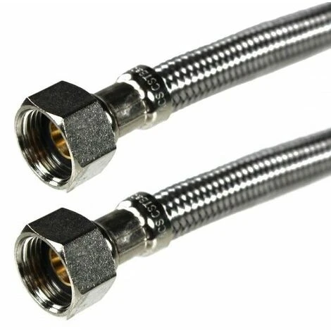 WATTS Flexibles Sanitaires Pression Tresse Inox FF12x17 L.30 Cm (1) 1 WATTS Flexibles Sanitaires Pression Tresse Inox FF12x17 L.30 Cm (1)