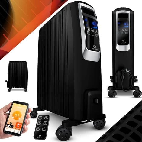 KESSER® Radiateur à Bain D’huile Avec écran Tactile Et Télécommande - Chauffage électrique à économie D’énergie, Minuterie, 4 niveaux De Chauffage, Thermostat, Fonction De Mise Hors Circuit De Sécurit 1 KESSER® Radiateur à Bain D’huile Avec écran Tactile Et Télécommande - Chauffage électrique à économie D’énergie, Minuterie, 4 niveaux De Chauffage, Thermostat, Fonction De Mise Hors Circuit De Sécurit