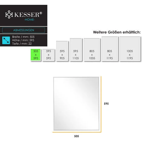 KESSER® Chauffage Infrarouge Avec Thermostat Radiateur Mural Radiator électrique IP44, 300W (de) 5 KESSER® Chauffage Infrarouge Avec Thermostat Radiateur Mural Radiator électrique IP44, 300W (de) – Image 5