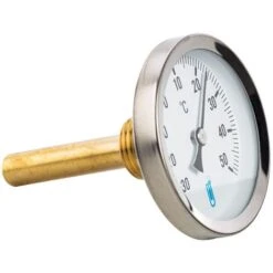 THERMADOR Thermomètre à Plongeur 100mm Axial - 0 à 120°C - Ø100mm