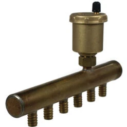 Collecteur à Glissement 3/4 Mâle-B Purgeur Auto 6 Départs De 12