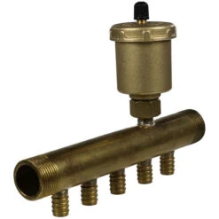 Collecteur à Glissement 3/4 Mâle-Mâle Purgeur Auto 5 Départs 12