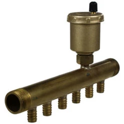 Collecteur à Glissement 3/4 Mâle-Mâle Purgeur Auto 6 Départs 12