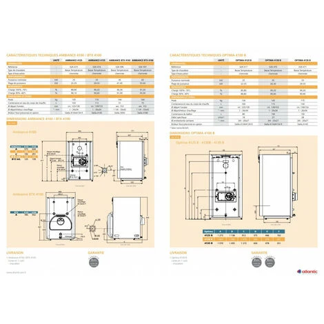 Chaudière Sol Fioul Basse Température AMBIANCE BTX 4160 - Atlantic 3 Chaudière Sol Fioul Basse Température AMBIANCE BTX 4160 - Atlantic – Image 3