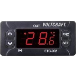 VOLTCRAFT ETC-902 Régulateur De Température NTC, PTC -30 à 99 °C Relais 10 A (L X L X H) 58 X 77 X 34.5 Mm