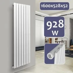 Nova Salon Radiator Cuisine ThermoareRedo Plat Simple Couche Vertical 160x53cm