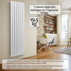 Nova Salon Radiator Cuisine ThermoareRedo Plat Simple Couche Vertical 160x53cm -Atlantic Magasin 52056598 3