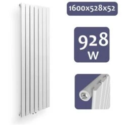 Nova Salon Radiator Cuisine ThermoareRedo Plat Simple Couche Vertical 160x53cm -Atlantic Magasin 52056598 5
