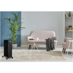 Radiateur électrique Bain D'huile 1500W OCEANIC - 3 Puissances - Thermostat électronique - Télécommande - Mobile - Noir 9 Radiateur électrique Bain D'huile 1500W OCEANIC - 3 Puissances - Thermostat électronique - Télécommande - Mobile - Noir -Atlantic Magasin 52180776 5