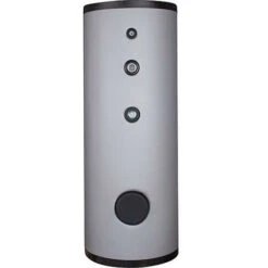 Reservoir D'eau Sanitaire DSFI 400 Inox, Avec Deux Echangeurs De Chaleur, 414 Litres