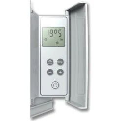 Carrera Radiateur A Inertie En Fonte Verre Blanc VERTICAL Bombe 1500W -Atlantic Magasin 5267036 5