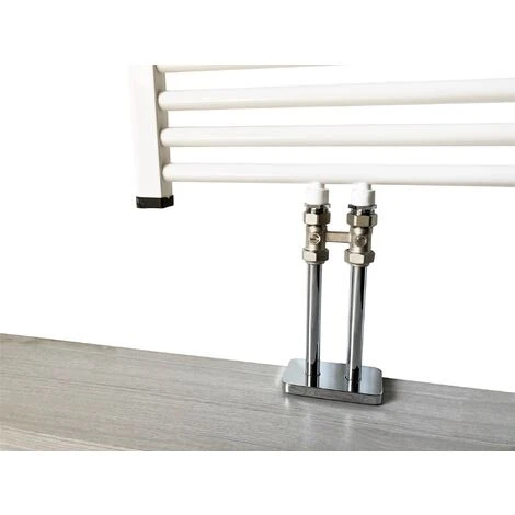 Kit Cache Tube Pour Radiateur Avec Rosace Entraxe 50 Chromée 2 Kit Cache Tube Pour Radiateur Avec Rosace Entraxe 50 Chromée – Image 2