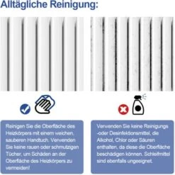 Meykoers Radiateur à Eau Chaude En Acier Design Horizontal Chauffage 55 X 44 Cm 549W Blanc -Atlantic Magasin 54880195 3