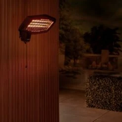 Chauffage De Terrasse 2200W – Élément En Quartz – 3 Niveaux De Chaleur –Montage Mural - Amiata -Atlantic Magasin 54902813 3