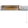 Chauffage Infrarouge INFRARED-155 Installation Murale 600-1200W Gris - S&P
