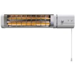 Chauffage Infrarouge INFRARED-155 Installation Murale 600-1200W Gris - S&P