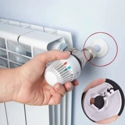 Rosace Radiateur Cache Tuyau Pour Radiateur Chauffage Plomberie Couvercle De Trou Mural Sol 16 Mm / 20 Mm / 25 Mm 24PcsTriomphe (Blanc) 9 Rosace Radiateur Cache Tuyau Pour Radiateur Chauffage Plomberie Couvercle De Trou Mural Sol 16 Mm / 20 Mm / 25 Mm 24PcsTriomphe (Blanc) -Atlantic Magasin 55606608 5