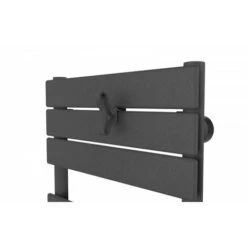 Patère Papillon Anthracite Pour Sèche-serviettes Lames Plates - Atlantic 850216