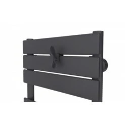 Patère Papillon Graphite Pour Sèche-serviettes Lames Plates - Atlantic 850214