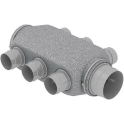 Atlantic Neocd 160/80 S - Caisson De Distribution Conduits Souples Soufflage Air Neuf (412235)