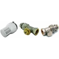 COMAP Kit Thermostatique SENSITY Droit 3/8JT - Inclus Tête Thermostatique Sensity M30 + Corps Thermostatique Kv Réglable + Raccord De Réglage - RK8594231