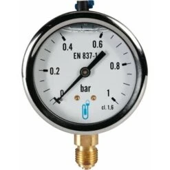 Manomètre à Bain De Glycerine 10 Bar - Distrilabo