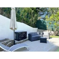 Cache Climatisation Amazonian Aluminium Noir RAL9005 - Taille Petit - L 100 X H 70 X P 50 Cm 8 Cache Climatisation Amazonian Aluminium Noir RAL9005 - Taille Petit - L 100 X H 70 X P 50 Cm -Atlantic Magasin 57366431 4