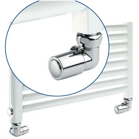 Kit Vanne D'équerre Et Té De Réglage Pour Radiateur Finition Chrome RCR POLETTI 2 Kit Vanne D'équerre Et Té De Réglage Pour Radiateur Finition Chrome RCR POLETTI – Image 2