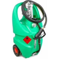 Caddy Ravitailleur Essence Mobile 55L En PE Avec Pompe + Pistolet MW-Tools TB55M