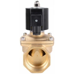 DN15 1/2 Pouces Electrovanne Electrique Pour AC Direct DC24V -5-80℃ Laiton Fermé Pratique -Atlantic Magasin 60936386 3