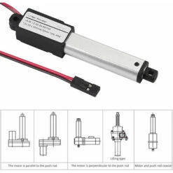 Vérin Actionneur Moteur D'actionneur Linéaire DC 12V Pour Voiture Automatique RV 7 Vérin Actionneur Moteur D'actionneur Linéaire DC 12V Pour Voiture Automatique RV -Atlantic Magasin 61048725 3