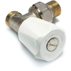 COMAP Robinet Manuel équerre à Simple Réglage à Visser Pour Radiateur - Mâle 1/2 (15x21) - EuroSAR - 418E - 418704