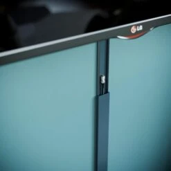 Goulotte Carrée Cache-Câbles TV PVC - Anthracite - 1.20 M -Atlantic Magasin 61181498 2