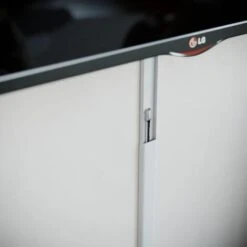 Goulotte Carrée Cache-Câbles TV PVC - Blanc - 1.20 M -Atlantic Magasin 61181514 2