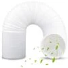 Premier® Tuyau Climatiseur Mobile, Tuyau Dclimatisation 150MM1.5M Tuyau D'Évacuation Climatiseur Flexible PVC Tuyau Evacuation Climatiseur Mobile Tuyau D'échappement Pour Climatisation Mobile