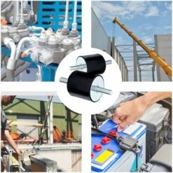 Silent Bloc M8, 4pcs Plot Anti Vibration Silenbloc Caoutchouc, Double Extrémités Vis Absorbeur Anti Vibration Pour Bateau Voiture Amortisseur Silencieux -Arcenciél(M8 X 20, 30 X 30) 9 Silent Bloc M8, 4pcs Plot Anti Vibration Silenbloc Caoutchouc, Double Extrémités Vis Absorbeur Anti Vibration Pour Bateau Voiture Amortisseur Silencieux -Arcenciél(M8 X 20, 30 X 30) -Atlantic Magasin 64126852 5